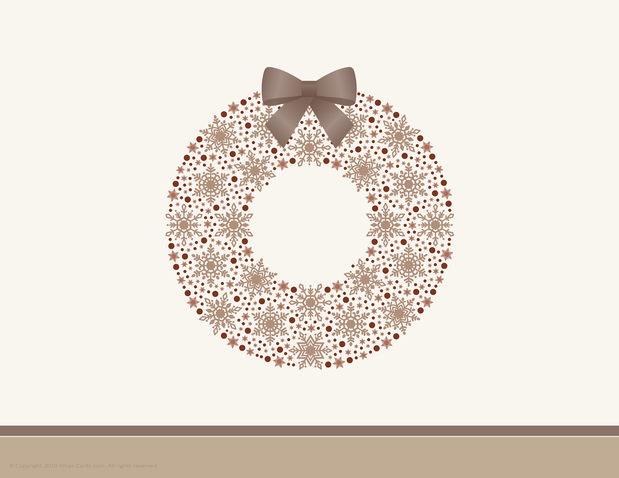 eCard_Elegance_Holiday Wreath_CS125 brown v.1.00_1250